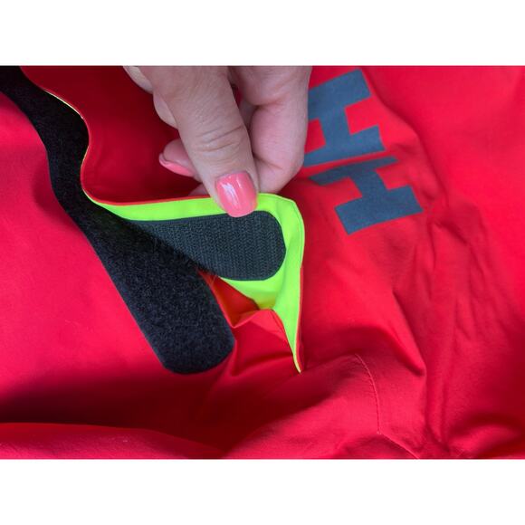 Men's L Ægir Race Light Smock 2.0 Helly Hansen Tech Professional Sailing | RED - Picture 6 of 16